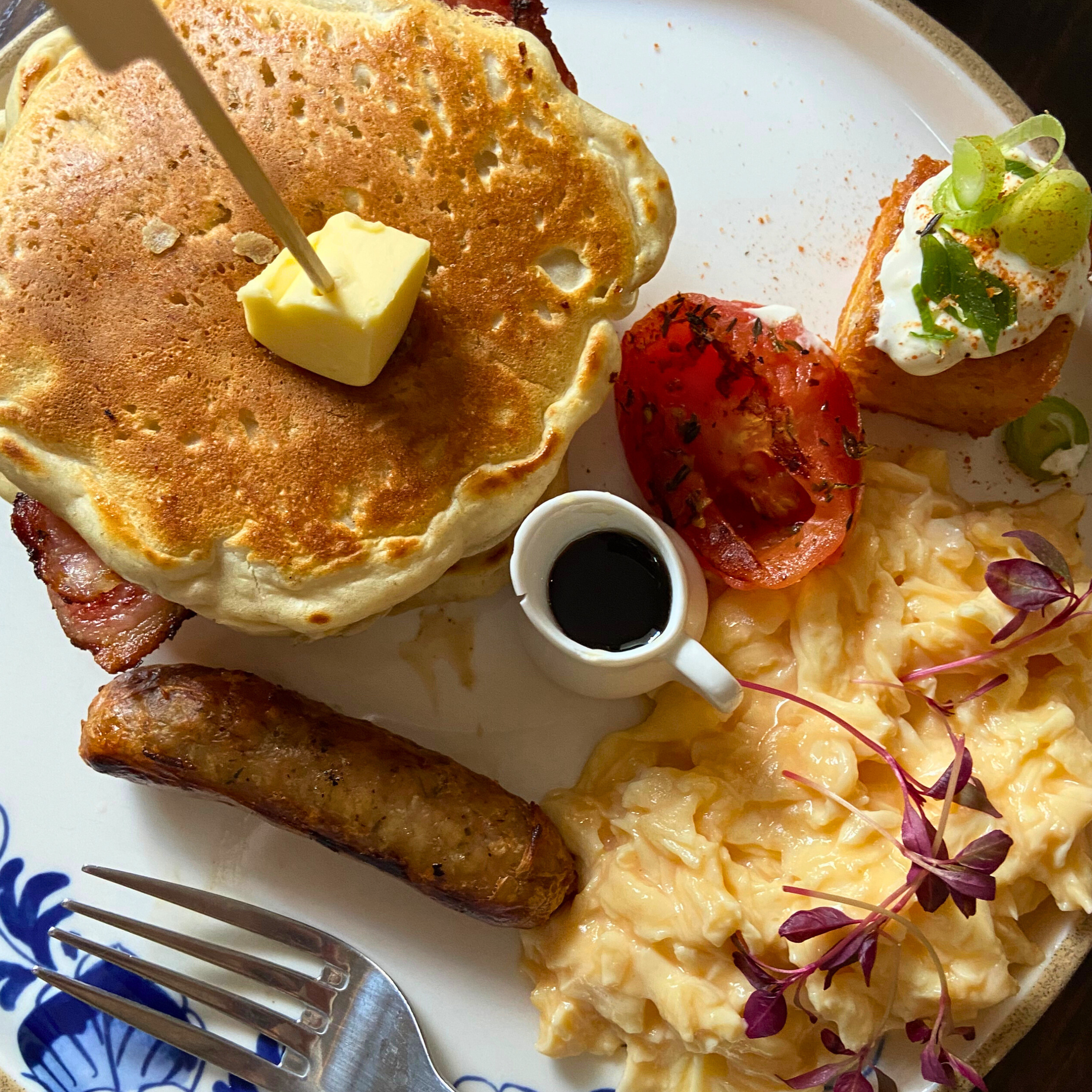 Breakfast at Greenwoods - one of the best places to eat in Edinburgh.